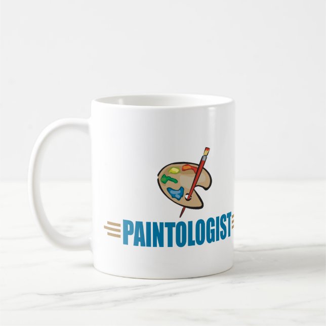 Taza De Café Pintor gracioso (Izquierda)
