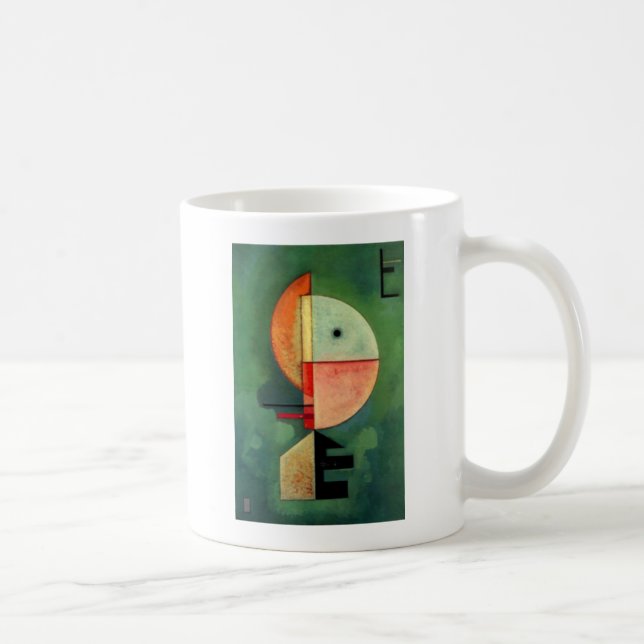 Taza De Café Pintura abstracta ascendente de Kandinsky (Derecha)
