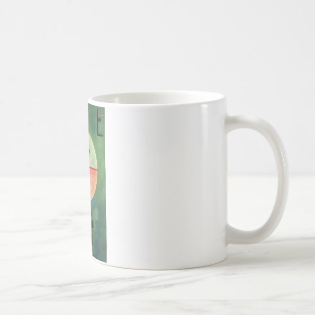 Taza De Café Pintura abstracta ascendente de Kandinsky (Derecha)