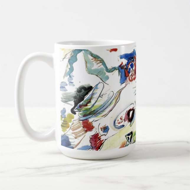 Taza De Café Pintura abstracta de Kandinsky (Izquierda)