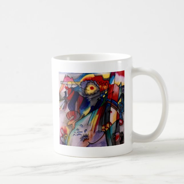 Taza De Café Pintura abstracta de Kandinsky 1913 (Derecha)