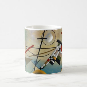 Taza De Café Pintura abstracta de la composición de Kandinsky