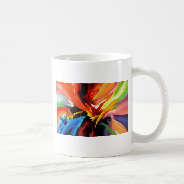 Taza De Café Pintura abstracta de Serdar Hizli (Derecha)