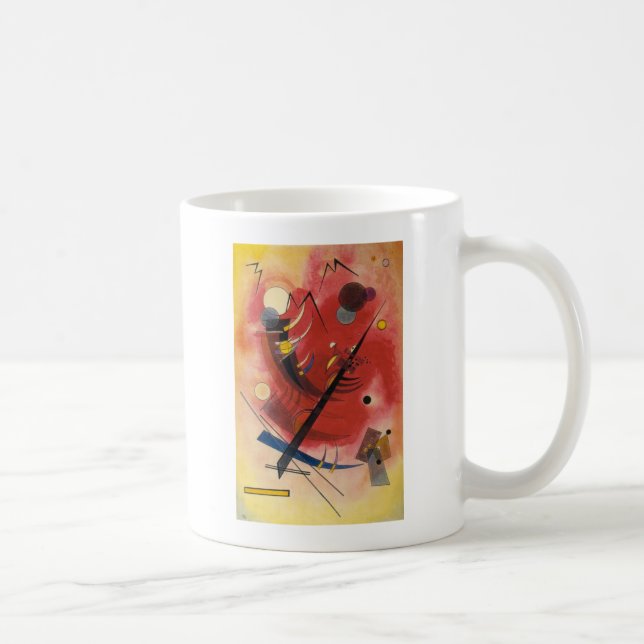 Taza De Café Pintura abstracta de simulación interior (Derecha)