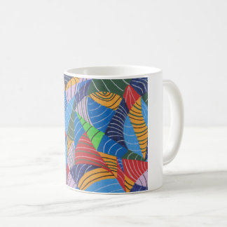 Taza De Café Pintura abstracta tradicional 