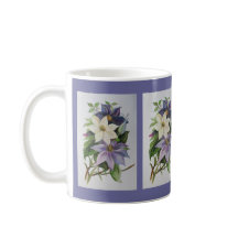 Pintura acrílica de Lilac Clematis Vine