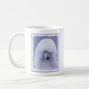 Taza De Café Pintura blanca de canapé estándar - Arte de perro