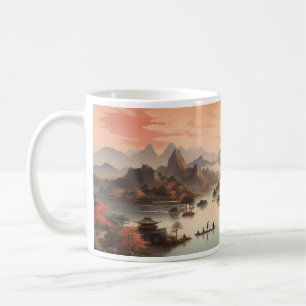 Taza De Café Pintura china con tinta