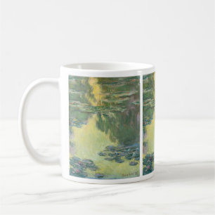 Taza De Café Pintura clásica Claude Monet, Waterlilies (1907)