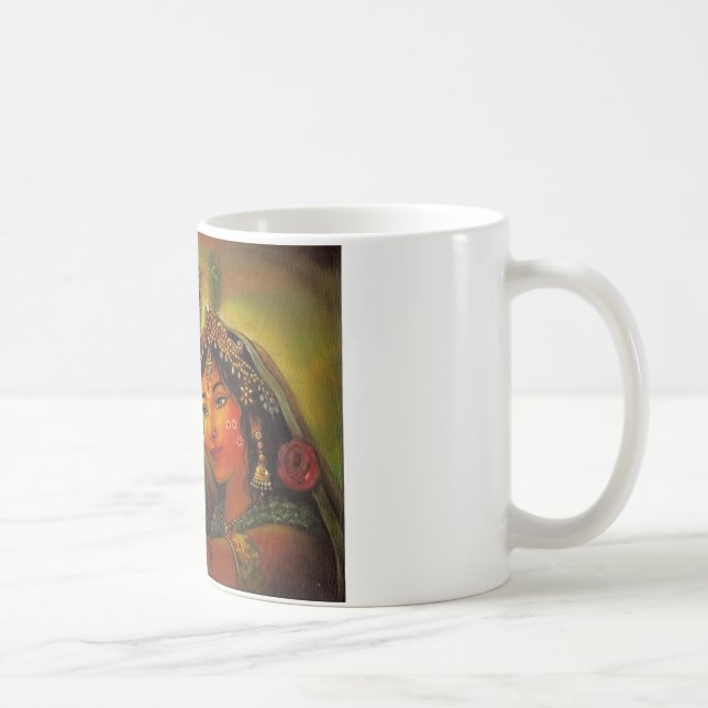 TAZA DE CAFÉ PINTURA CLÁSICA DE RADHA KRISHNA (Derecha)