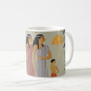 Taza De Café pintura colorida decorada gigante del antiguo egip