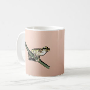 Taza De Café Pintura de aceite de rana de árbol pequeño, tazón