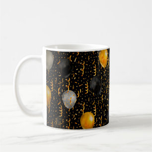Taza De Café Pintura de aceite decorativa. Arte dinámico vibran