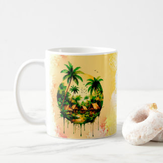 Taza De Café pintura de acuarela