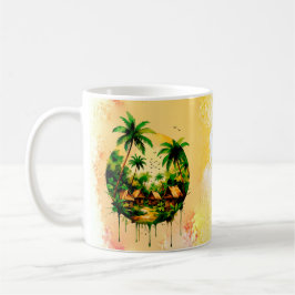 Taza De Café pintura de acuarela