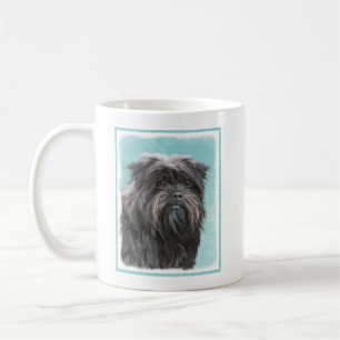 Taza De Café Pintura de Affenpinscher - Arte de perro original