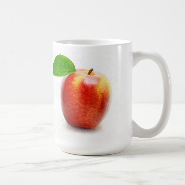 Taza De Café Pintura de Apple - Mug (Derecha)