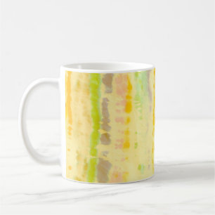 Taza De Café Pintura De Arte Sucio Gris. Patrón Shibori. Bardo