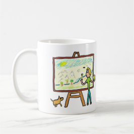 Taza De Café Pintura de artista
