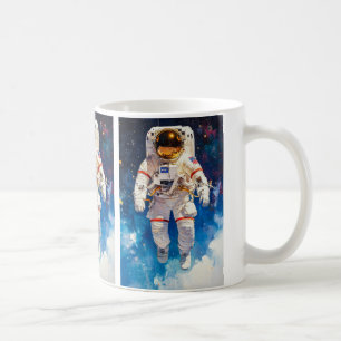 Taza De Café Pintura de astronauta