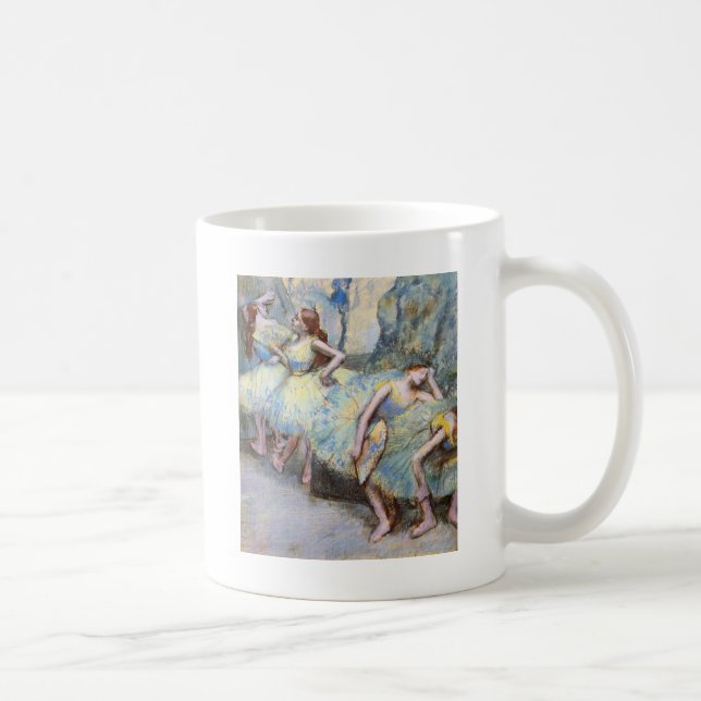 Taza De Café Pintura de bailarinas de arte Degas Ballet (Derecha)