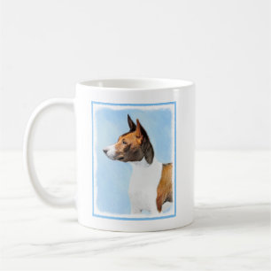 Taza De Café Pintura de Basenji - Arte original muy bonito