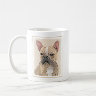 Taza De Café Pintura de Bulldog francés (Sable) - Cuto original
