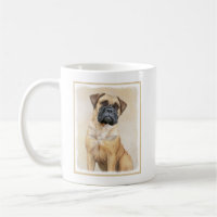 Pintura de Bullmastiff - Arte de Perro Original.