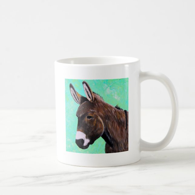 Taza De Café Pintura de burro (Derecha)