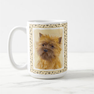 Taza De Café Pintura de Cairn Terrier - Arte Perro Original.