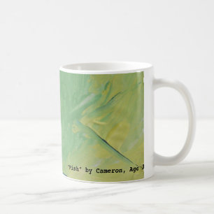 Taza De Café Pintura de Cameron, edad 3 de los "pescados"