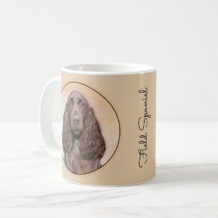 Taza De Café Pintura de campo de España - Arte de perro origin