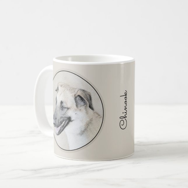 Taza De Café Pintura de Chinook (Orejas de helicóptero) - Arte  (Anverso izquierdo)