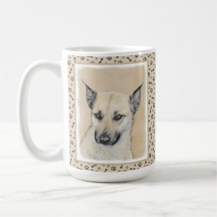Taza De Café Pintura de Chinook (Orejas puntiagudas) - Arte Per