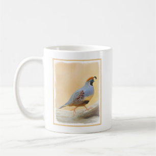 Taza De Café Pintura de codorniz de Gambrel Arte de aves origin