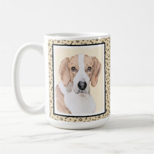 Taza De Café Pintura de Foxhound estadounidense - Arte de Perro