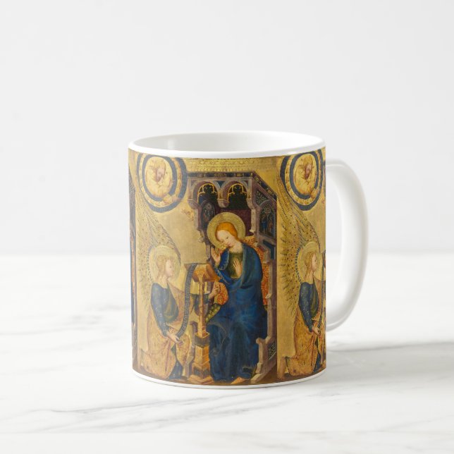 Taza De Café Pintura de Gabriel y María (Anverso derecho)