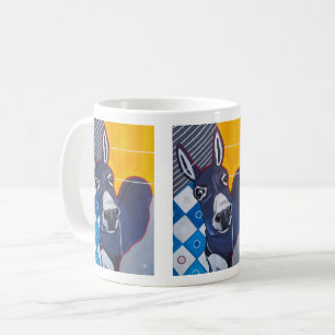Taza De Café Pintura de Golpe de Burro por Alfred Fox