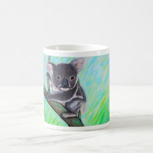 Taza De Café Pintura de koala lindo