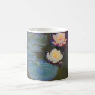 Taza De Café Pintura de lirios de agua de Monet Estanque de nen