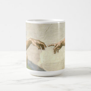 Taza De Café Pintura de Miguel Ángel de época, impresión antigu