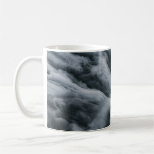 Taza De Café Pintura de nubes grises