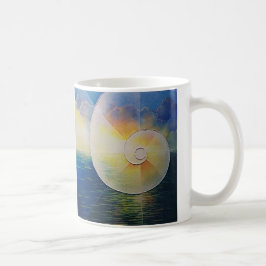 Taza De Café Pintura de Ocean Sunrise de Lynda Vugler