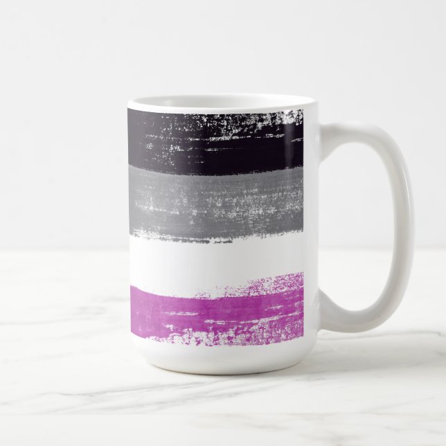 Taza De Café Pintura de orgullo asexual (Derecha)