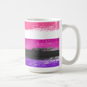 Taza De Café Pintura de Orgullo de Genderfluido
