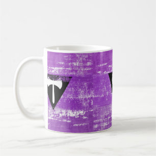 Taza De Café Pintura de Orgullo Lesbiano (Labrys)