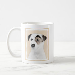 Taza De Café Pintura de Parson Jack Russell Terrier - Arte de P
