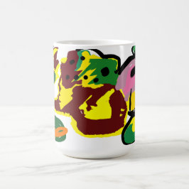 Taza De Café pintura de pavo