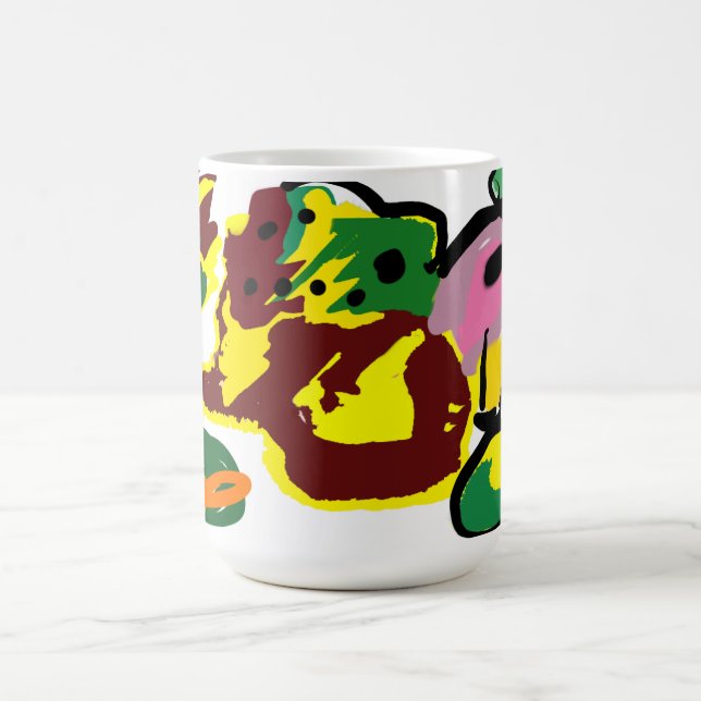 Taza De Café pintura de pavo (Centro)