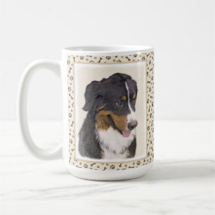 Taza De Café Pintura de perro de montaña de Bernese - Arte de p